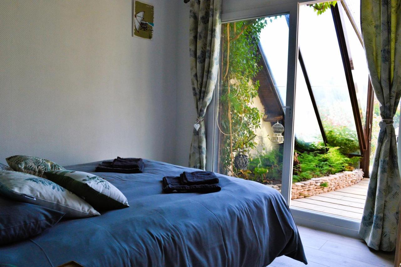 La Maison Penchee, Avec Jardin A 50M De La Plage Asnelles Exterior foto